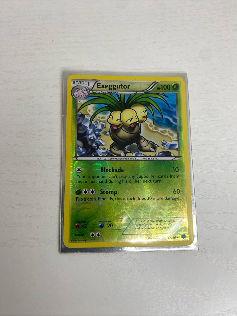 2013 Pokemon Exeggutor Holo #5